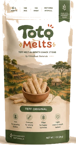 Toto Melts Teff Original pouch.